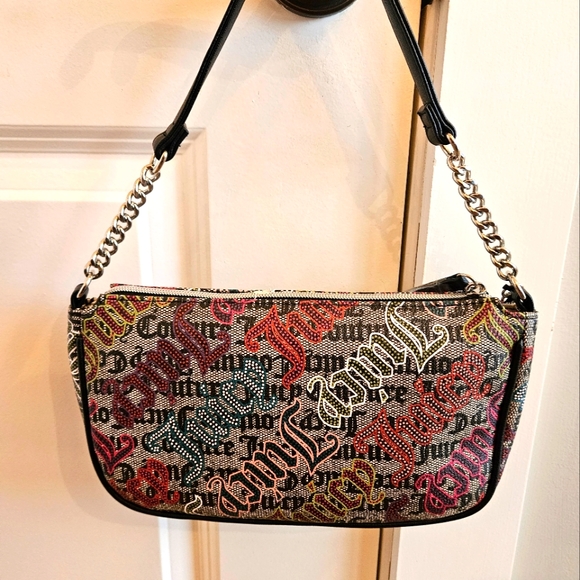 Juicy Couture Graffiti Lock N Chain Shoulder Bag NWT. - Picture 4 of 6